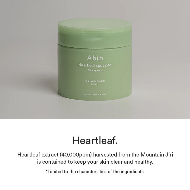 [Abib] Heartleaf Spot Pad Calming Touch - 80 pads