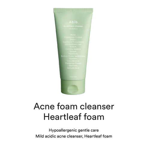 [Abib] Acne Foam Cleanser Heartleaf Foam - 150ml