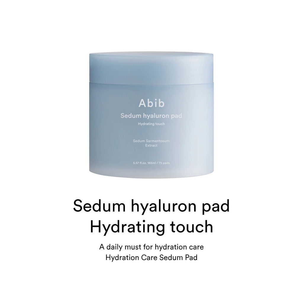 [Abib] Sedum Hyaluron Pad Hydrating Touch - 75 pads