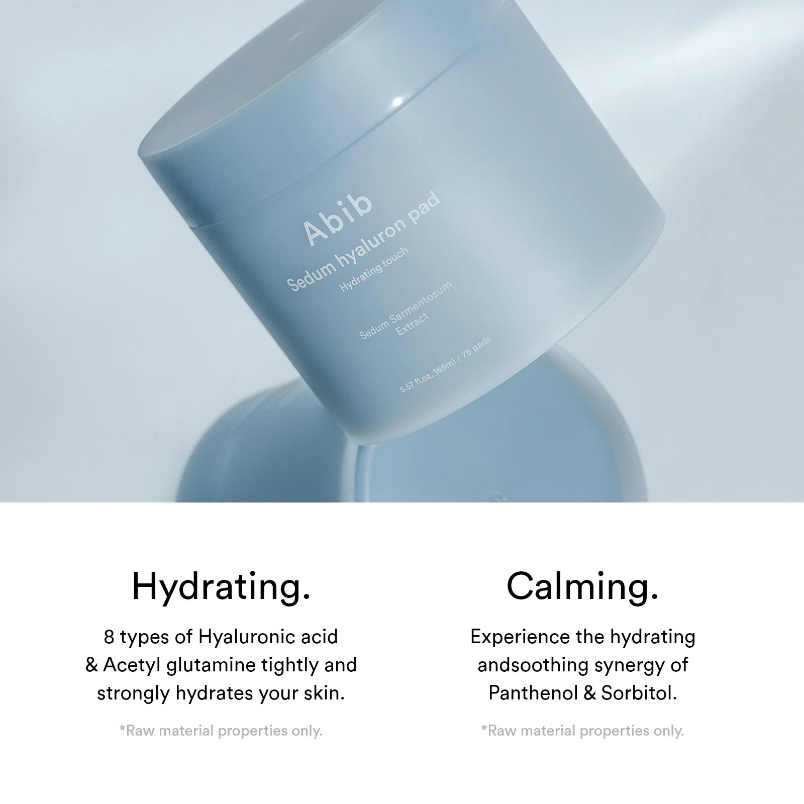 [Abib] Sedum Hyaluron Pad Hydrating Touch - 75 pads