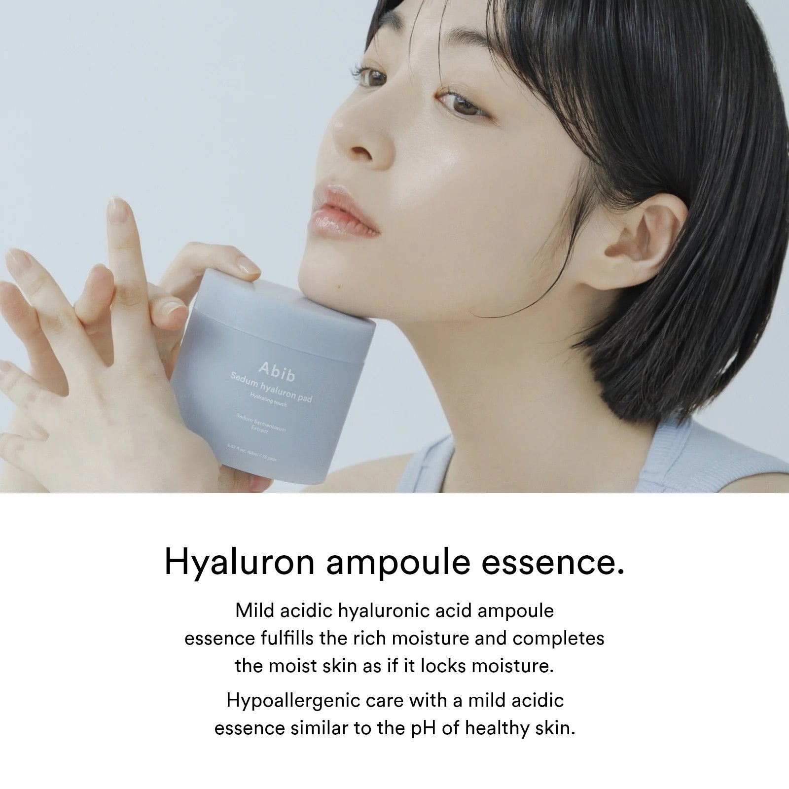 [Abib] Sedum Hyaluron Pad Hydrating Touch - 75 pads