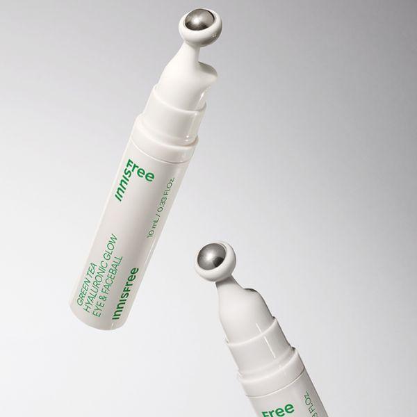 [Innisfree] Green Tea Hyaluronic Glow Eye & Face Ball 10ml