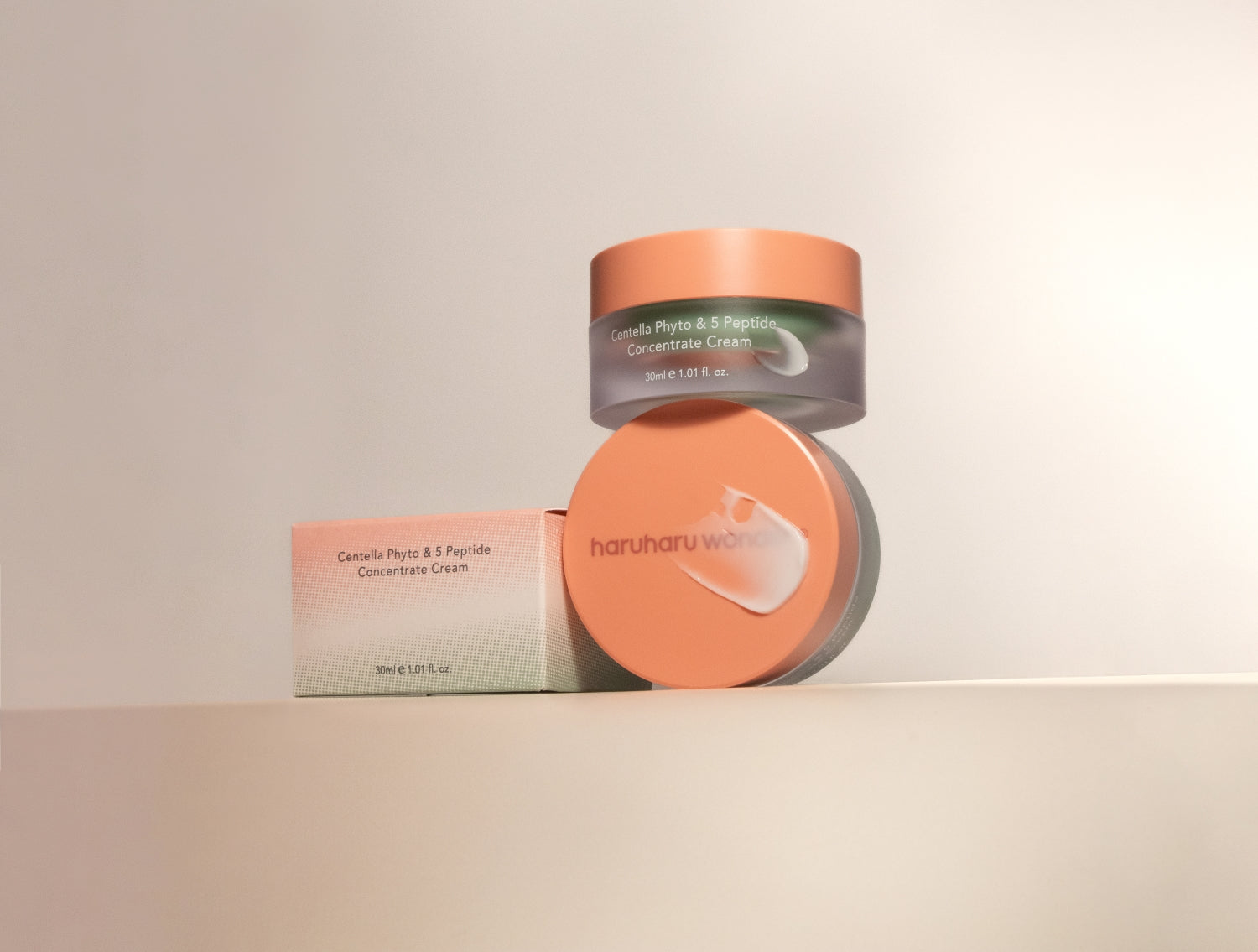 [haruharuwonder] Centella Phyto & 5 Peptide Concentrate Cream - 3 Sizes