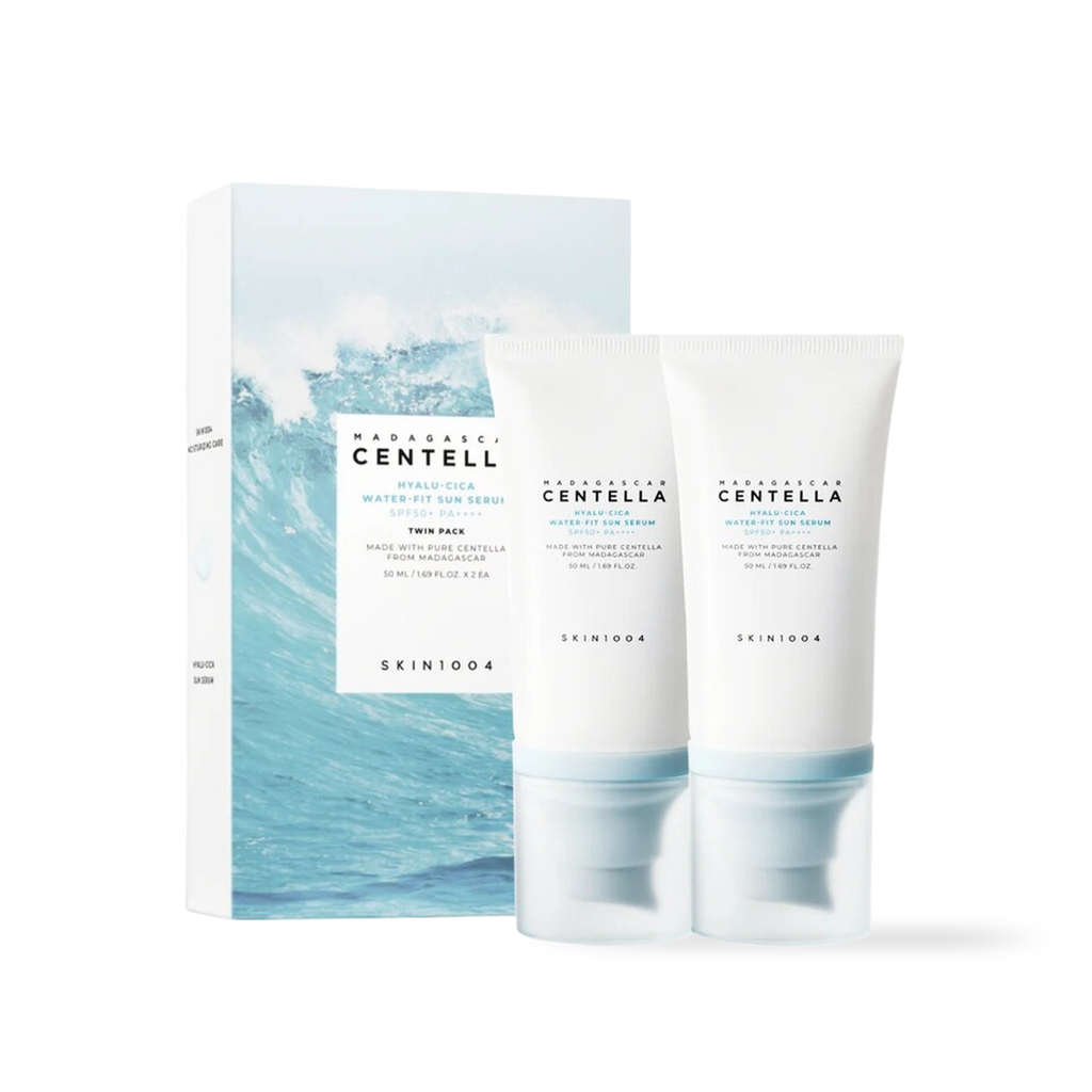 [Skin1004] Madagascar Centella Hyalu-Cica Water-Fit Sun Serum Twin Pack 50ml
